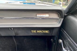 electric car dashboard with a touchscreen display